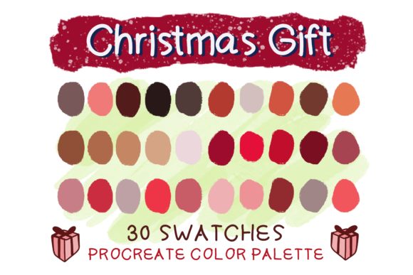 Download Christmas Gift Procreate Color Palettes - Palettes Collection
