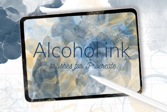 Download Alcohol Ink Brushes for Procreate - Premium Resources