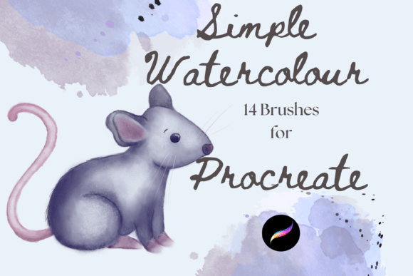 Download Simple Watercolour for Procreate Brushes - Premium Resources
