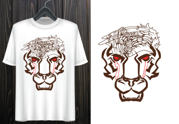 Download Skull Artwork Lion T-Shirt Design Vector - Vector Collection