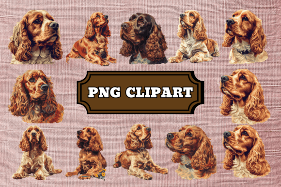 Download Cocker Spaniel Dog Clipart Bundle - Dog Collection