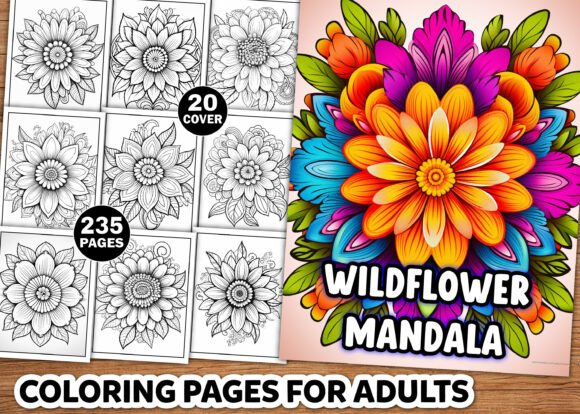 Download Wildflower Mandala Coloring Pages - Mandala Collection