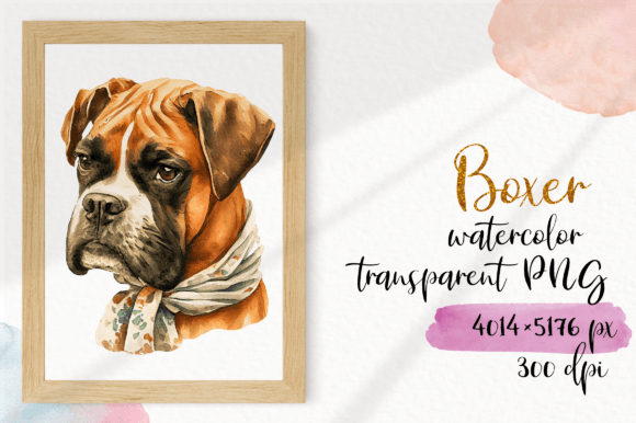 Download Boxer Dog Wearing a Bandana - Dog Collection